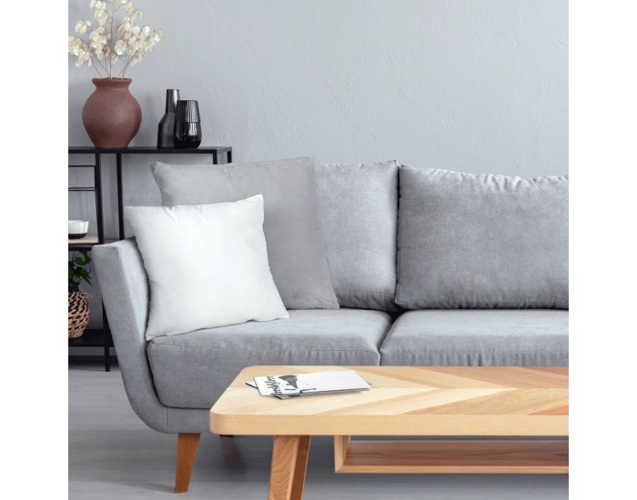 Vankúš Alita Typ 12 45x45 cm - svetlosivá