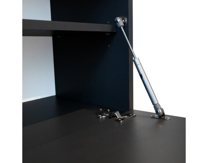 Predsieň Aliva V2 - antracit extra vysoký lesk HG / dub artisan