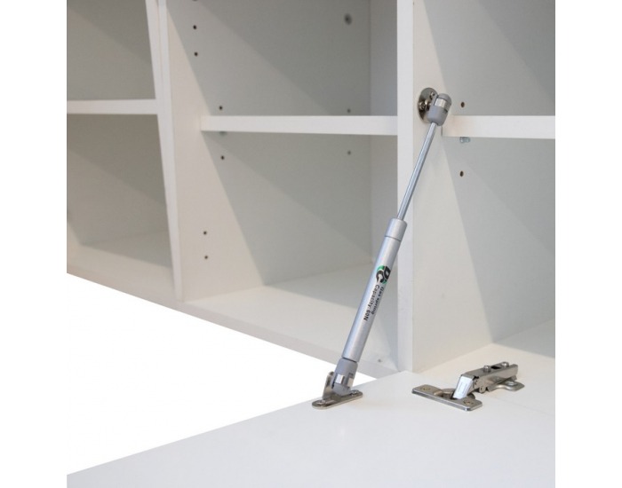 Predsieň Aliva V2 - biela extra vysoký lesk HG / dub artisan