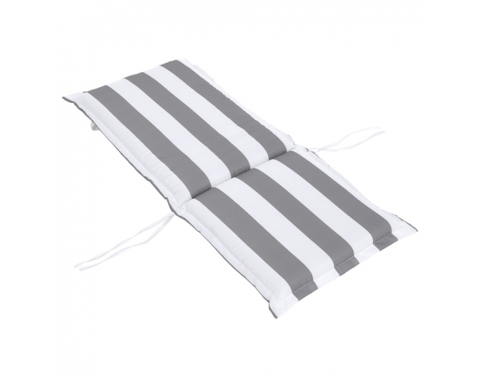 Vankúš na záhradné kreslo Almede - biela / sivá