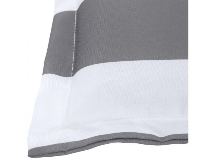 Vankúš na záhradné kreslo Almede - biela / sivá