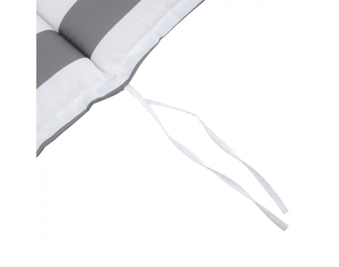 Vankúš na záhradné kreslo Almede - biela / sivá