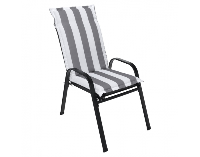 Vankúš na záhradné kreslo Almede - biela / sivá