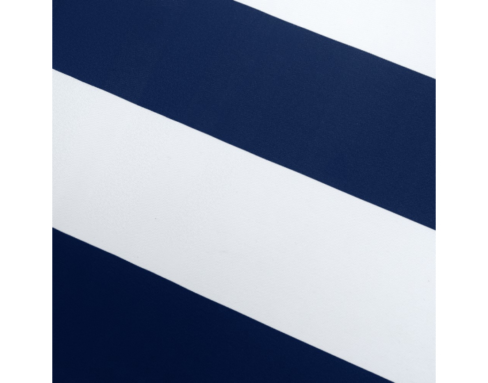 Vankúš na záhradné kreslo Almede - biela / tmavomodrá