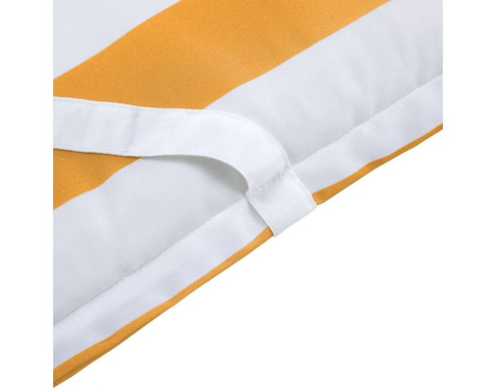 Vankúš na záhradné kreslo Almede - biela / žltá