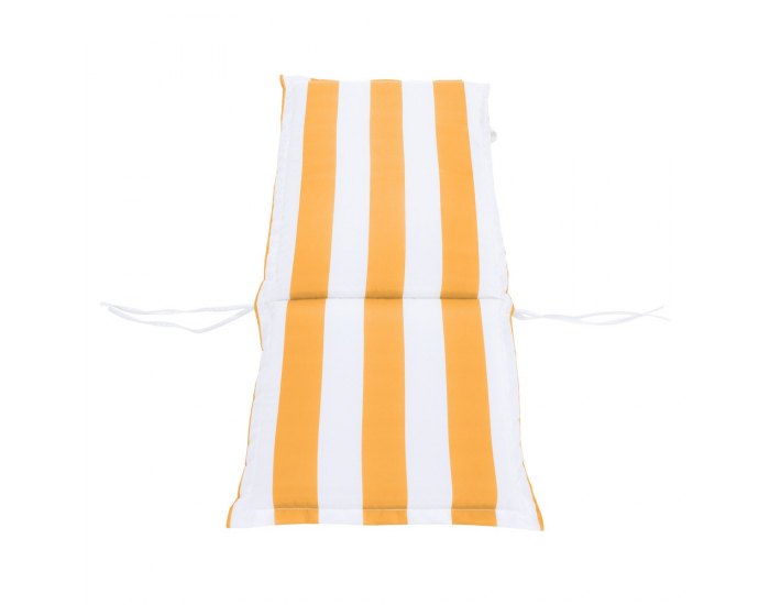 Vankúš na záhradné kreslo Almede - biela / žltá