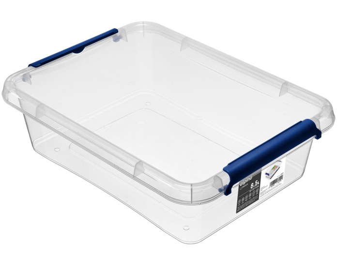 Plastový úložný box Alpino 8,5 l - priehľadná