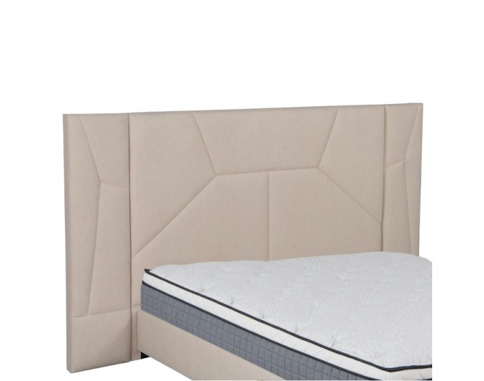 Manželská posteľ s roštom a LED osvetlením Altesa 160x200 cm - béžová