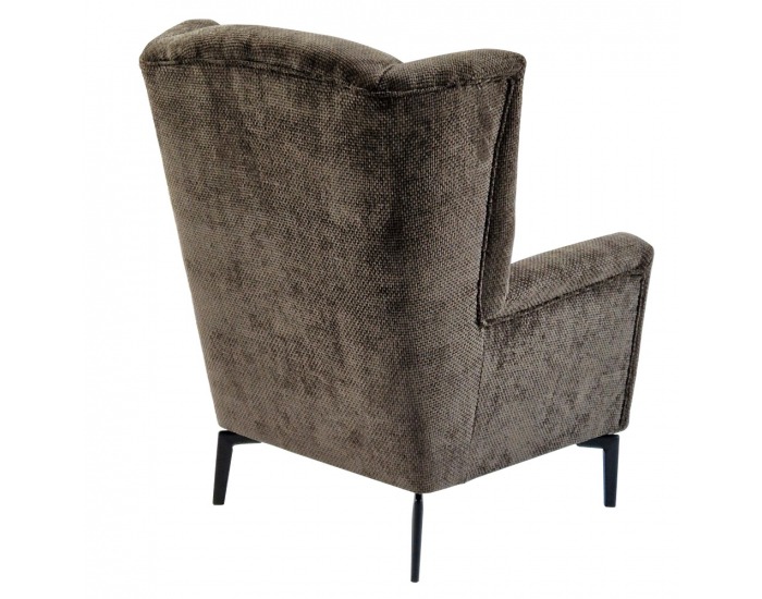 Kreslo (ušiak) Alura - hnedá mocca