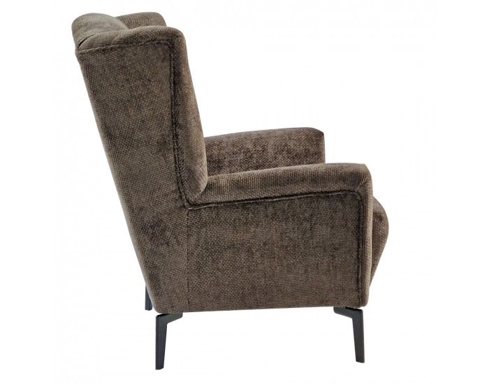 Kreslo (ušiak) Alura - hnedá mocca