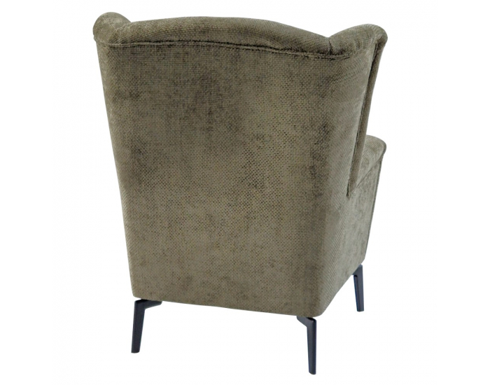 Kreslo (ušiak) Alura - olivová