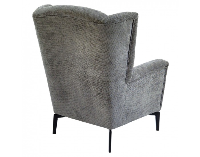 Kreslo (ušiak) Alura - sivá