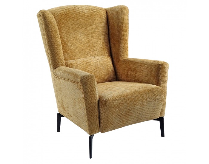 Kreslo (ušiak) Alura - žltá