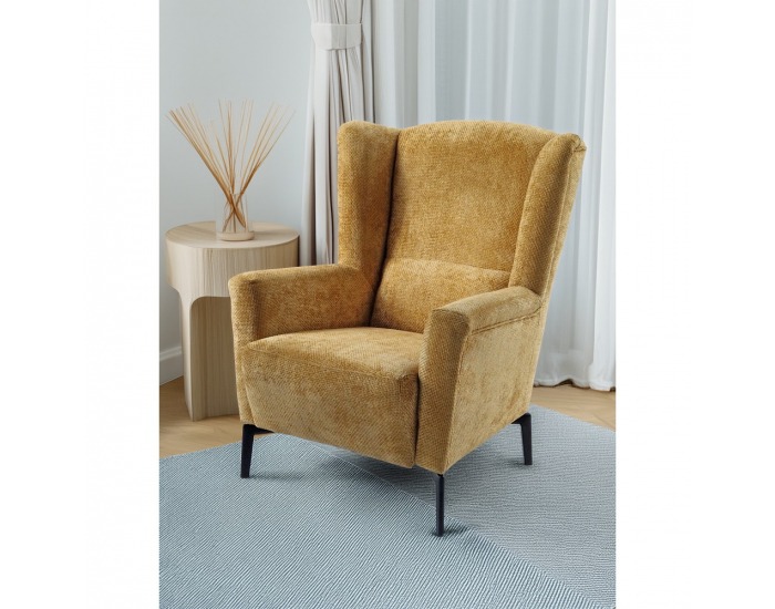 Kreslo (ušiak) Alura - žltá