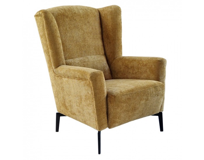 Kreslo (ušiak) Alura - žltá