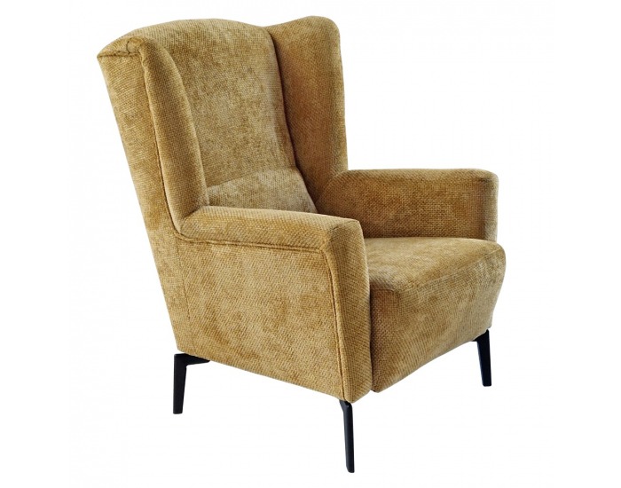 Kreslo (ušiak) Alura - žltá