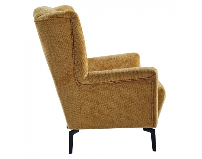 Kreslo (ušiak) Alura - žltá