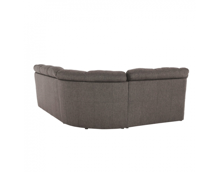 Rohová sedačka s rozkladom a úložným priestorom Amelia L - hnedá