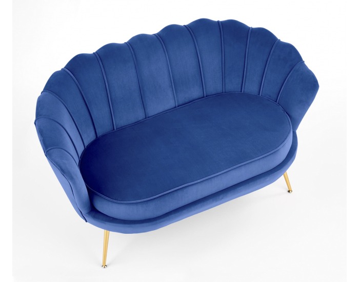 Pohovka Amorinito XL - granátová / zlatá