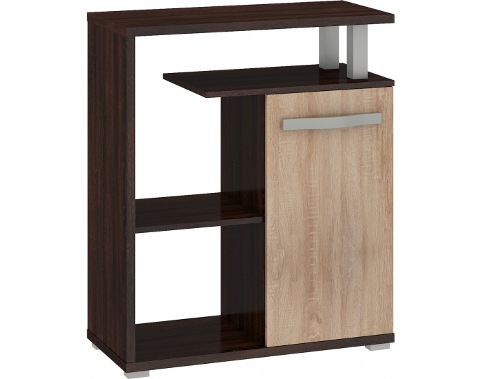 Regál Angel ANG-09 - sonoma tmavá / sonoma svetlá