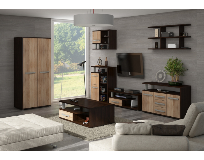 Študentská izba Angel - sonoma tmavá / sonoma svetlá