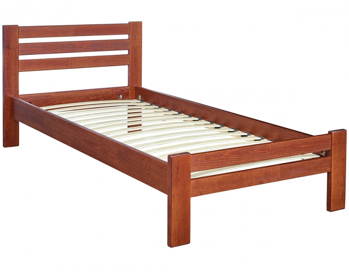 Drevená jednolôžková posteľ s roštom Antalya WB-90 - jabloň