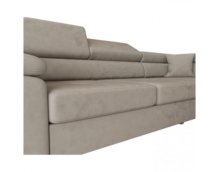 Rohová sedačka s rozkladom a úložným priestorom Anton Roh P - béžová