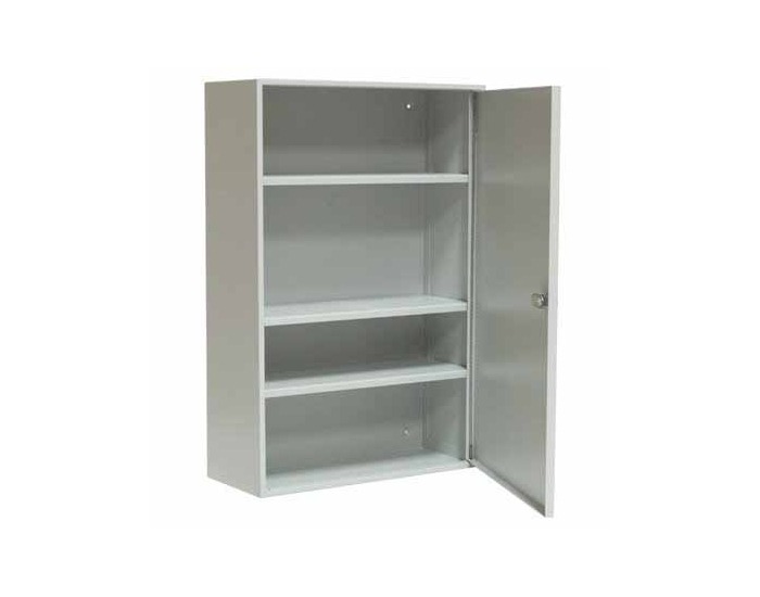 Kovová skrinka na lekárničku AP3 - svetlosivá