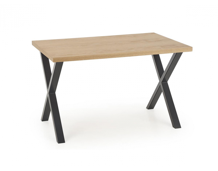 Jedálenský stôl Apex 140 - dub prírodný / čierna