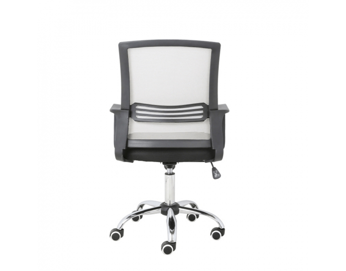 Kancelárska stolička (2 ks) Apolo - sivohnedá (taupe) / čierna