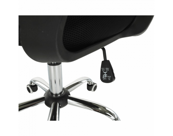 Kancelárska stolička s podrúčkami Apolo - zelená / čierna