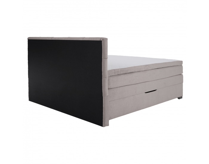 Boxspringová manželská pocketová posteľ April 160x200 cm - sivohnedá (taupe)