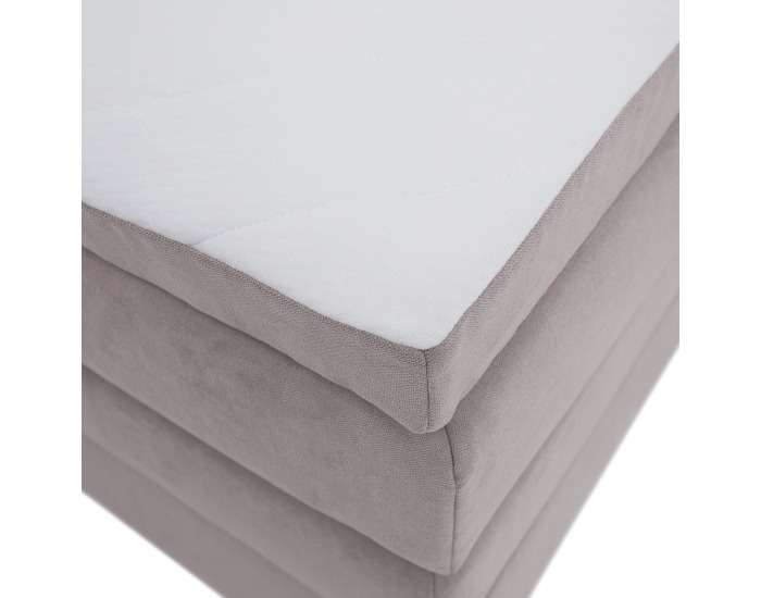 Boxspringová manželská pocketová posteľ April 160x200 cm - sivohnedá (taupe)