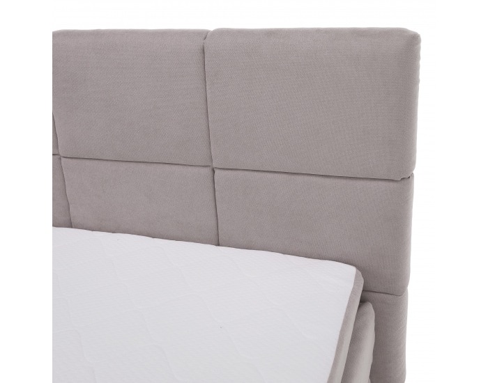Boxspringová manželská pocketová posteľ April 160x200 cm - sivohnedá (taupe)
