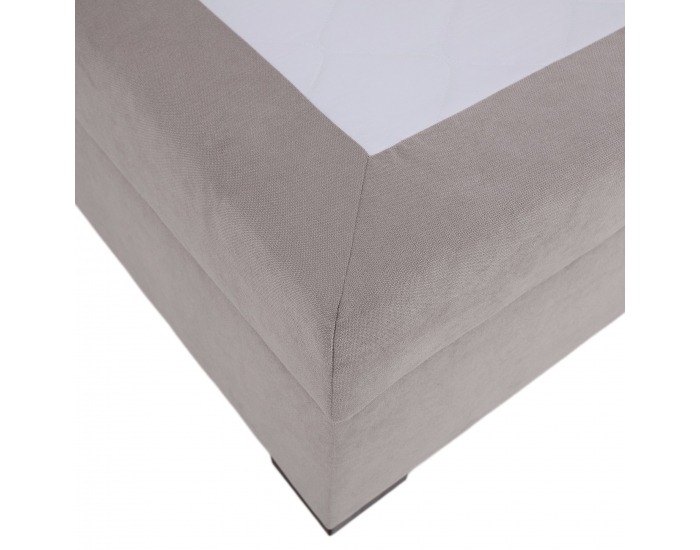 Boxspringová manželská pocketová posteľ April 160x200 cm - sivohnedá (taupe)