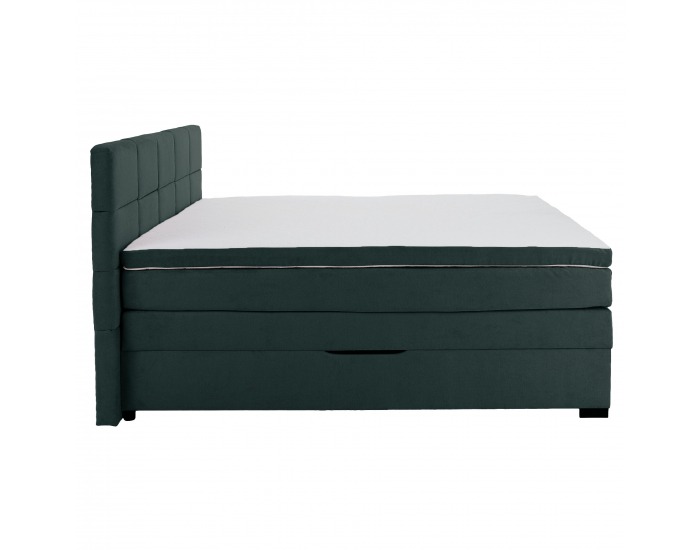 Boxspringová manželská pocketová posteľ April 160x200 cm - zelená