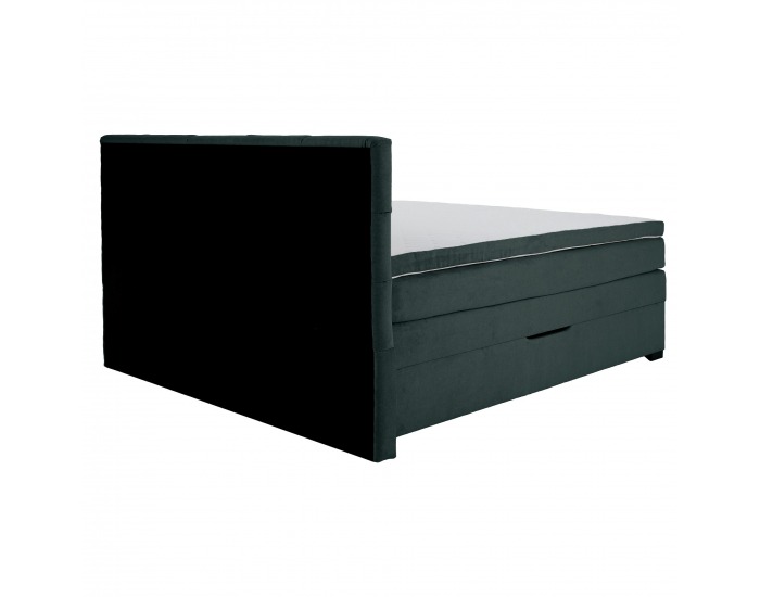 Boxspringová manželská pocketová posteľ April 160x200 cm - zelená