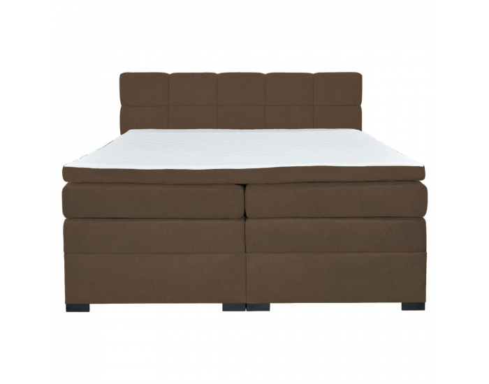 Boxspringová manželská pocketová posteľ April 180x200 cm - hnedá