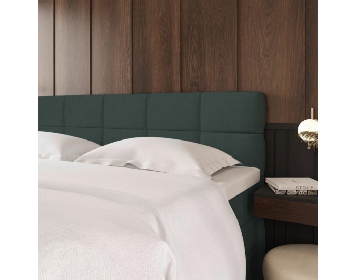 Boxspringová manželská pocketová posteľ April 200x200 cm - zelená