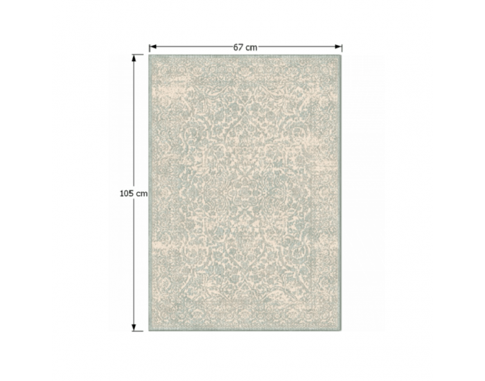 Koberec Aragorn 67x105 cm - krémová / sivá