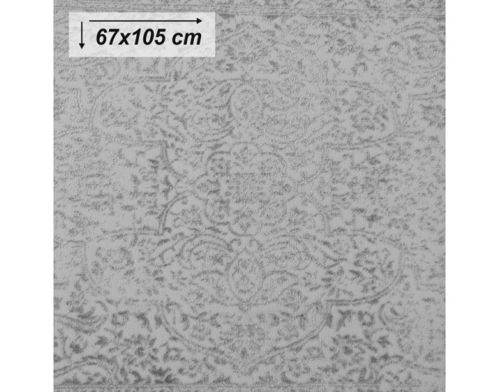 Koberec Aragorn 67x105 cm - krémová / sivá
