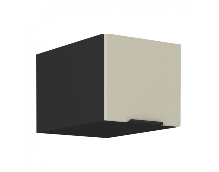 Horná kuchynská skrinka Araka 40 NAGU-36 1F - kašmír / čierna