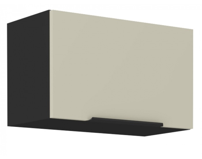 Horná kuchynská skrinka Araka 60 GU-36 1F - kašmír / čierna