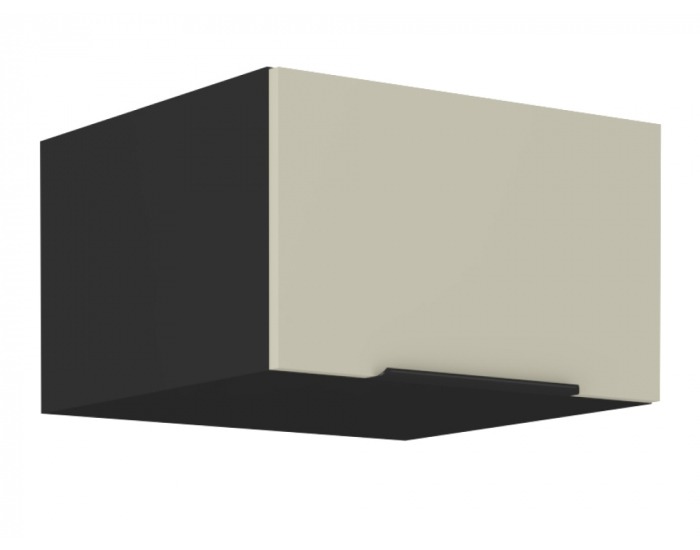 Horná kuchynská skrinka Araka 60 NAGU-36 1F - kašmír / čierna