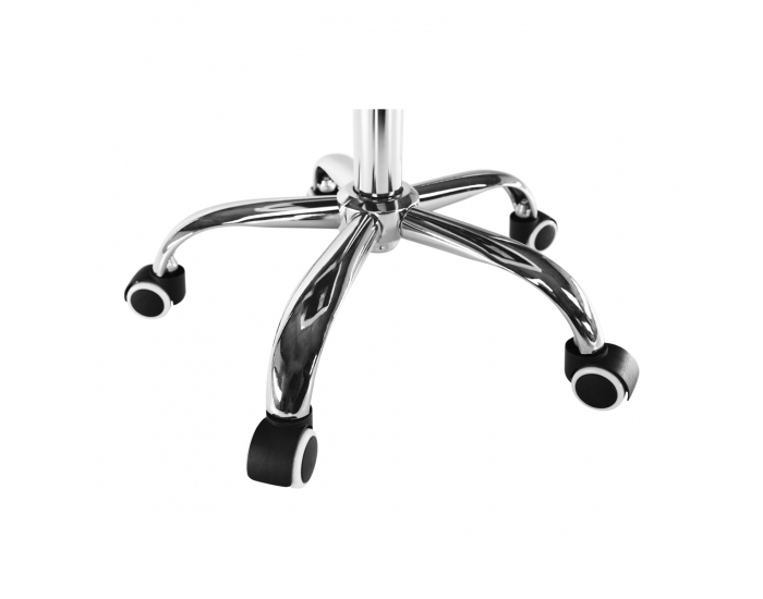 Kancelárske kreslo Argus - ružová (Velvet) / chróm