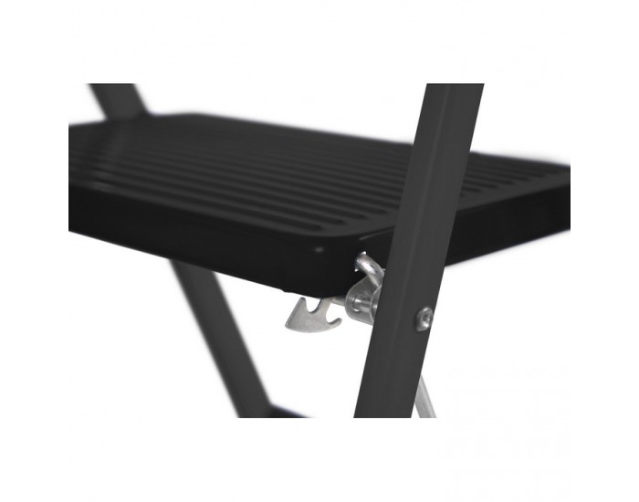 Skladacie schodíky Arko 3 - čierna