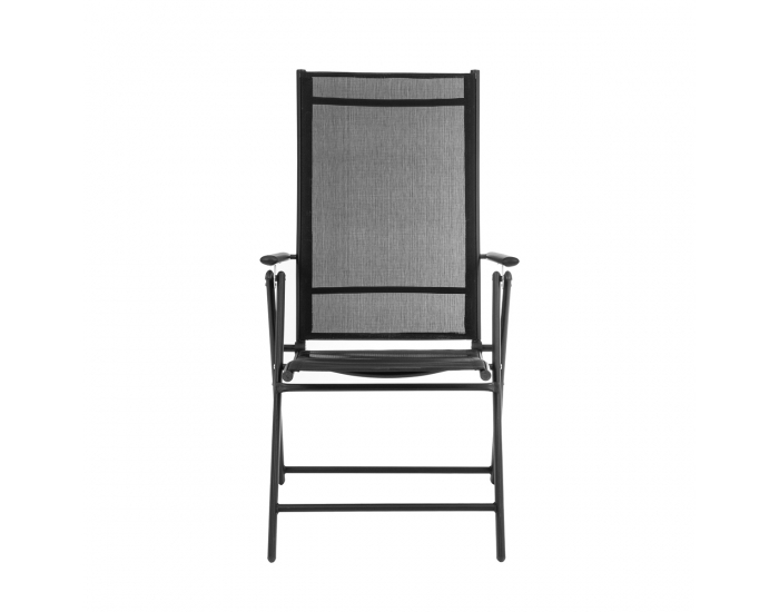 Záhradná stolička Aron II - čierna