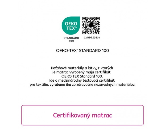 Obojstranný penový matrac (2 ks) Arony 90x200 cm - biela