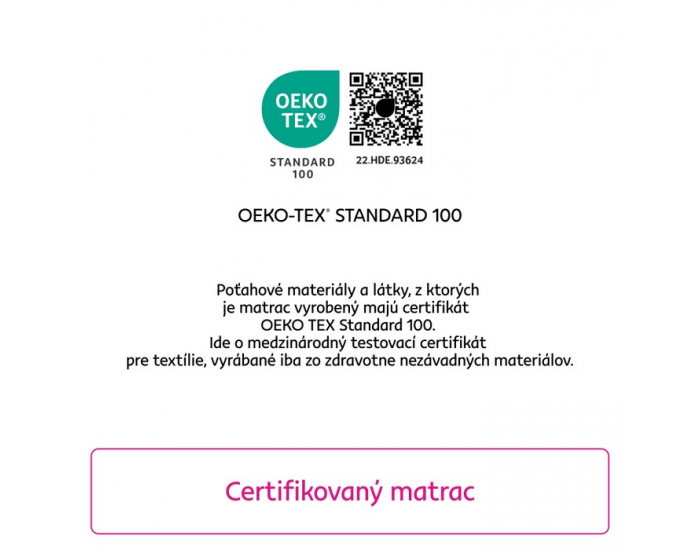 Obojstranný penový matrac (2 ks) Arony 80x200 cm - biela