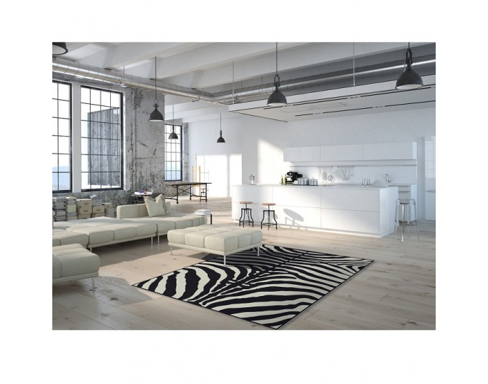 Koberec Arwen 200x250 cm - vzor zebra